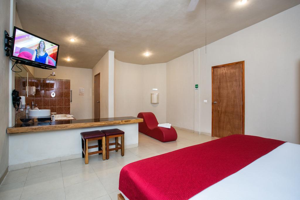 Auto Hotel Paraíso Inn Palenque Quarto foto